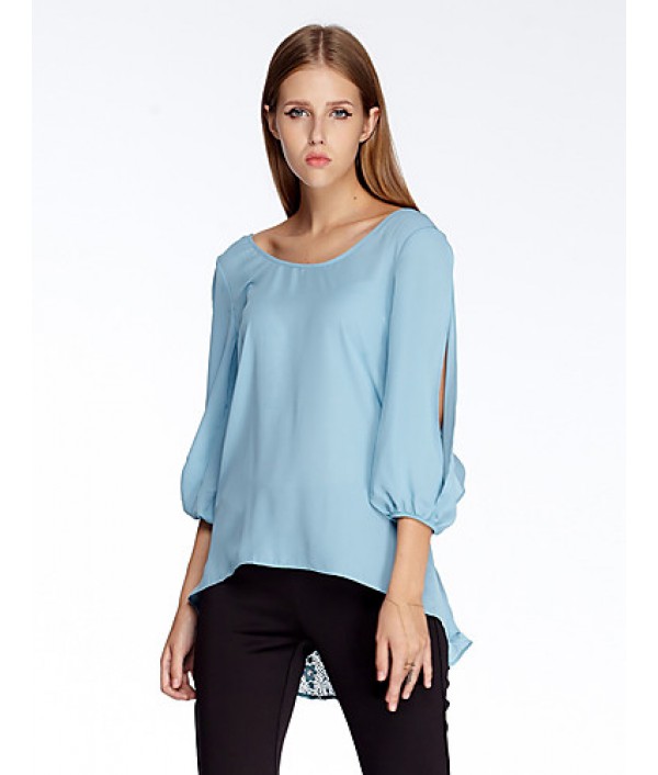 Women‘s Going out Simple Summer Blouse...